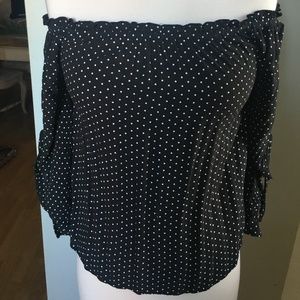 American eagle off the shoulder top XS NWT